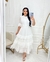 Vestido Chiffon Bordados Pedrarias - Fabricado em 20 dias úteis