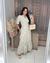 Vestido Linho Bordado Floral - Fabricado em 20 dias úteis