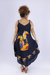 Vestido Trapézio Tropical Vibes Soltinho Viscose Linha Premium - loja online