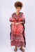 Vestido Kaftan Indiana Longa Moda Hippie Boho Ajustável Elegance - comprar online