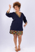 Vestido Curto Noite Agatha Viscose Linha Premium na internet