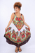 Vestido Trapézio Midi Balonê Soltinho Boho Chic Linha Premium na internet