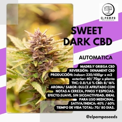 SWEET DARK CBD x 3 Auto