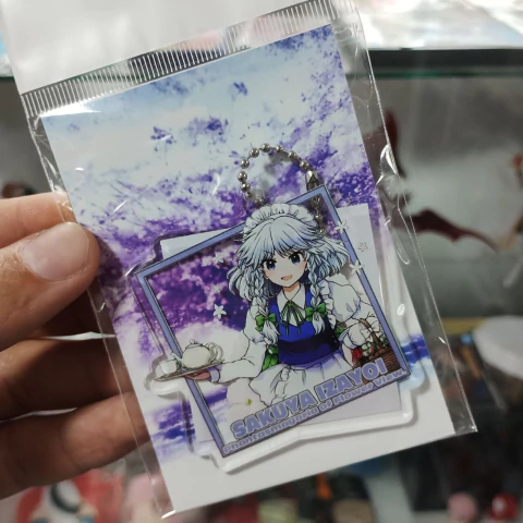 LLAVERO ACRILICO TOUHOU PROJECT – SAKUYA IZAYOI - comprar online