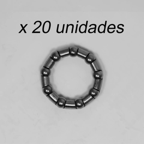 JAULA DE BOLILLAS 7/32X9 MAZA CONTRAPEDAL X 20u. - comprar online