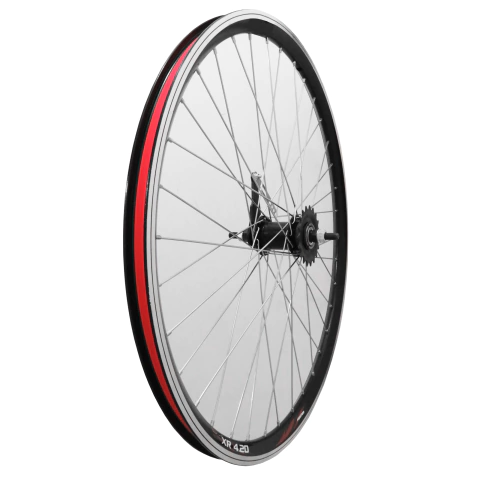 RUEDA TRASERA R26 CONTRAPEDAL 2º PARED 36 RAYOS S/CAMARA S/CUBIERTA