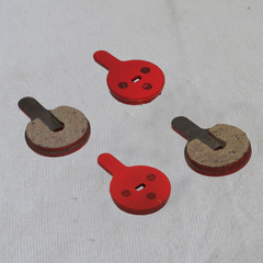 SET 4 PASTILLAS DE FRENO A DISCO REDONDAS FAST