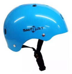 CASCO URBANO SMART BICICLETA SKATE ROLLERS (CELESTE) - comprar online