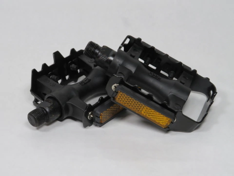 PEDAL MTB ALUMINIO Y RESINA 9/16 NEGRO NECO