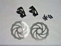 SET FRENOS DISCO MECANICO CALIPERS Y DISCIOS C-STAR