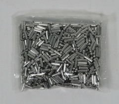 TERMINAL ALUMINIO CABLE DE FRENO/CAMBIO X 100U.