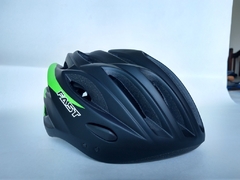 CASCO FAST STORM NEGRO Y VERDE
