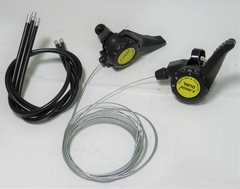 PAR DE SHIFTERS 21V PUNTO A PUNTO 3X7 PLASTICO