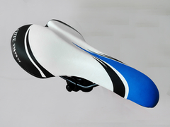 ASIENTO MTB FIRE BIRD (BLANCO Y AZUL)