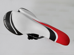 ASIENTO MTB FIRE BIRD (BLANCO Y ROJO)