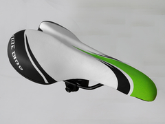 ASIENTO MTB FIRE BIRD (BLANCO Y VERDE)