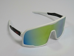 ANTEOJOS LENTES DEPORTIVOS CICLISMO RUNNING (BLANCO/NEGRO/ESPEJADO)