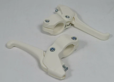 SET MANIJAS FRENO INFANTIL PLASTICO BLANCO