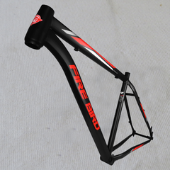 CUADRO MTB R29 FIRE BIRD ACERO IMPORTADO (NEGRO-ROJO)
