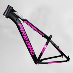 CUADRO MTB R29 ALUMINIO IMPORTADO (MUJER-NEGRO-FUCSIA-T.16)