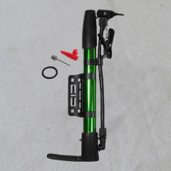 INFLADOR PORTATIL BICICLETA PELOTA INFLABLES ETC ALUMINIO (VERDE)