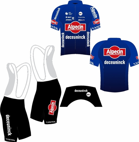 CONJUNTO CALZA+JERSEY UNISEX INDUBIKE (ALPECIN)