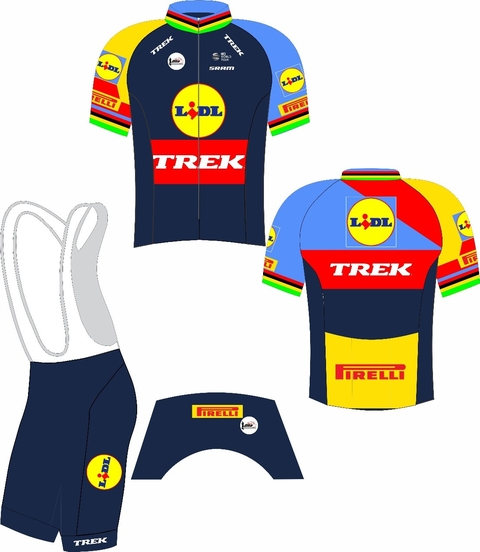 CONJUNTO CALZA+JERSEY UNISEX INDUBIKE (TREK)