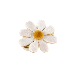 Imagem do PRESILHA MARGARIDA VELCRO VELUDO BEBÊS (KIT OU UN)