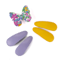 Tic Tac Couro Colorido e Borboleta Liberty FABRICS - Aline Almeida Prado