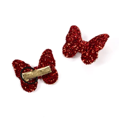 PRESILHA BORBOLETA GLITTER (PAR) - comprar online