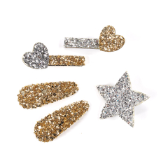 PRESILHA CORAÇÃO, ESTRELA & TIC TAC GLITTER
