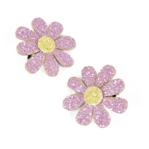 PRESILHA DUPLA MARGARIDA JASMINE GLITTER - comprar online