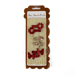 PRESILHA MIX NATAL GLITTER