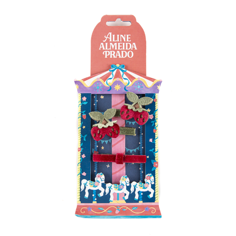 PRESILHA MORANGUINHO E LAÇO (KIT) - comprar online