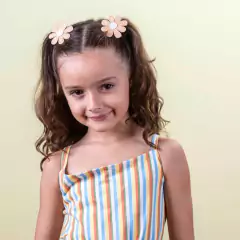 PRESILHA DUPLA MARGARIDA JASMINE GLITTER - Aline Almeida Prado