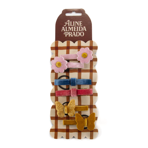 MIX PRESILHA JARDIM JASMINE VELUDO