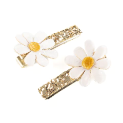 PRESILHA MARGARIDA GLITTER E VELUDO (PAR) - comprar online