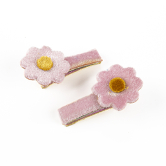 PRESILHA FLOR VELUDO