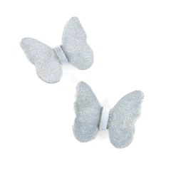 PRESILHA BORBOLETA VELUDO (PAR OU KIT) - Aline Almeida Prado