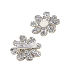 PRESILHA DE CABELO MARGARIDA GLITTER (PAR)