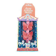 PRESILHA BORBOLETA VELUDO - comprar online
