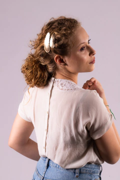 PRESILHA TIC TAC COURO METALIZADO (PAR)