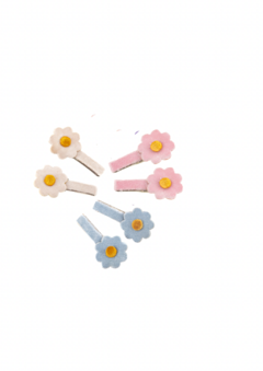 PRESILHA FLOR VELUDO MENINAS (KIT OU PAR)