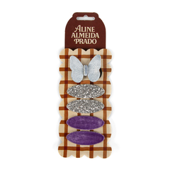 KIT FIVELAS VELUDO E GLITTER - comprar online