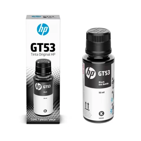 Tinta GT53 HP Negra Para Impresoras HP Smart Tank 400 415 500 520 530 600 700 720 6000 7000 X1 Unidad