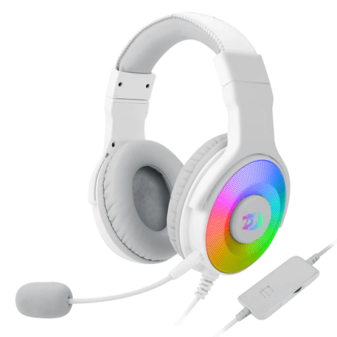 Diadema Gamer Redragon Pandora White H350 Rgb Usb 7.1 Virtual (copia)