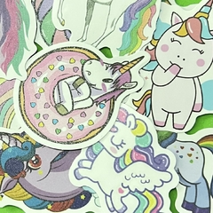 Set Stickers Unicornio en internet