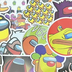 Set Stickers Among Us en internet