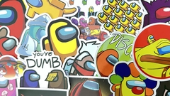 Set Stickers Among Us - tienda en línea