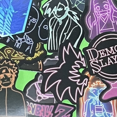Set Stickers Anime Neon - comprar en línea
